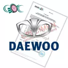 Certificat de conformité Daewoo