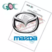 Certificat de Conformité Mazda